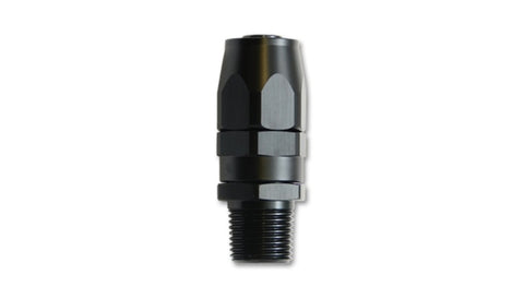 Vibrant -8AN Male NPT Straight Hose End Fitting - 1/4 NPT - 26003