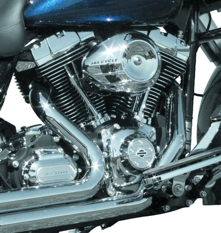 S&S Cycle Air Stream Air Cleaner Cover for all Stealth Applications - Chrome - 170-0118