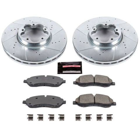 Power Stop 15-19 Ford Transit-150 Front Z23 Evolution Sport Brake Kit - K7150
