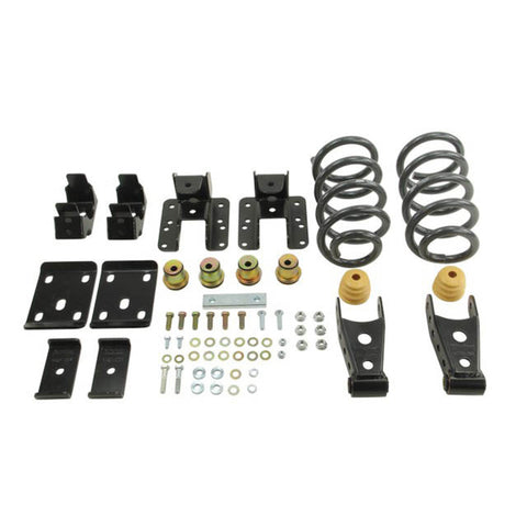 Belltech LOWERING KIT 14 Silverado/Sierra Ext/Crew Cab 2WD 3in or 4in Front/4in Rear w/o Shocks - 995