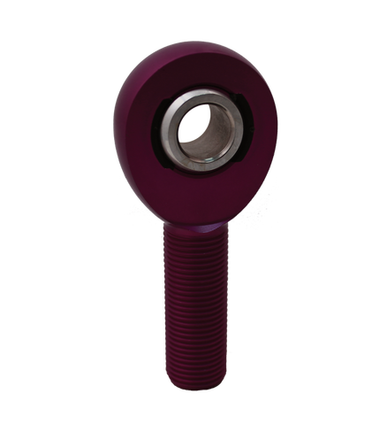 QA1 A Series Endura Rod End - Male/Right Hand - .5in Bore x 5/8-18 - Purple Aluminum - AMR8-10PU