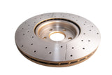DBA 13-18 Ford Focus ST (w/320mm Front Rotor) Front Drilled & Slotted Street Series Rotor - DBA2120X