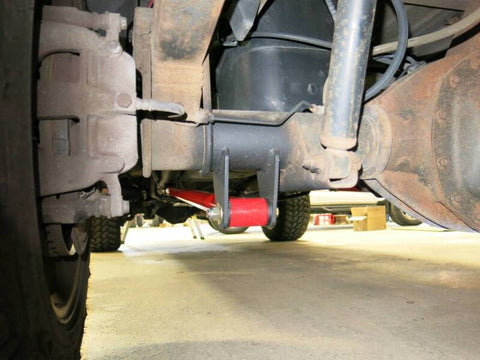 Wehrli 99-10 Ford / 94-22 RAM Univ ECLB/CCLB 68in. Traction Bar Kit - WCFab Red - WCF100855-RED