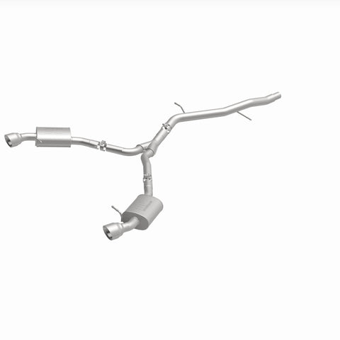 MagnaFlow 18-19 Audi A5 Dual Exit Polished Stainless CatBack Exhaust - 3in Main Piping Diameter - 19390