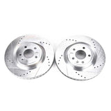 Power Stop 11-14 Ford Mustang Front Evolution Drilled & Slotted Rotors - Pair - AR85144XPR