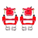 Power Stop 09-13 Subaru Forester Rear Red Calipers w/Brackets - Pair - S3424