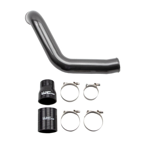 Wehrli 04.5-10 Chevrolet 6.6L LLY/LBZ/LMM Duramax Driver Side 3in Intercooler Pipe - Bengal Red - WCF100355-BR