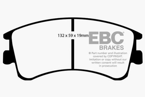 EBC 03-05 Mazda 6 2.3 Ultimax2 Front Brake Pads - UD957