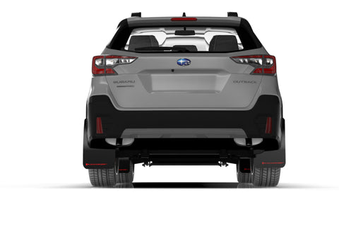 Rally Armor 20-25 Subaru Outback Black UR Mud Flap w/Blue Logo - MF66-UR-BLK/BL