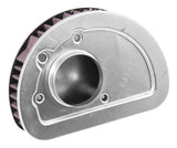 K&N Replacement Unique Air Filter 6.625in L x 4.75in W x 1.625in H with 1 Flange for Harley Davidson - HD-1614