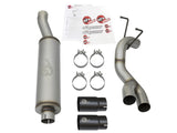 aFe Rebel Series 3-1/2in 409 SS Cat-Back Exhaust System w/Black Tip RAM 2500/3500 14-17 V8 6.4L - 49-42057-B