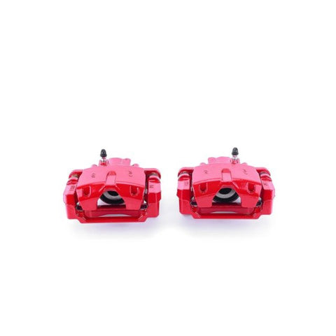 Power Stop 04-09 Cadillac SRX Rear Red Calipers w/Brackets - Pair - S4904