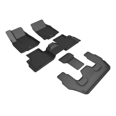 3D MAXpider 22-24 Jeep Grand Cherokee (Wl) L 6-Seat Kagu Black R1 R2 R3 - L1JP02701509