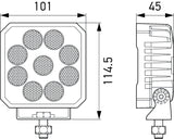 Hella ValueFit LED Work Light TS3000 LED MV CR LT - 357112002