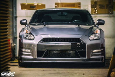 Turbo XS 09-17 Nissan GT-R Towtag License Plate Relocation Kit - TOWTAG-R35