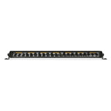Go Rhino Xplor Blackout Combo Series Sgl Row LED Light Bar w/Amber (Side/Track Mount) 20.5in. - Blk - 751052012CSS
