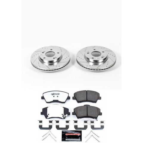 Power Stop 17-19 Hyundai Elantra Front Z36 Truck & Tow Brake Kit - K7370-36