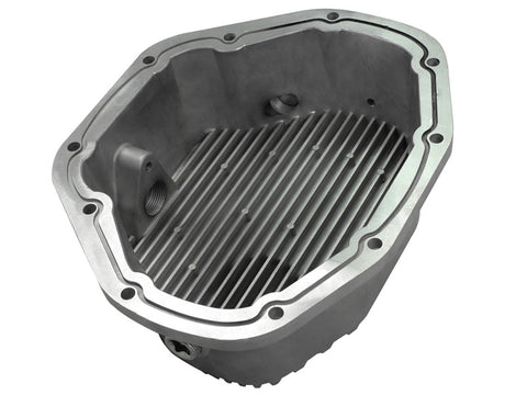 aFe Rear Differential Cover (Raw; Street Series); Dodge Diesel Trucks 94-02 L6-5.9L (td) - 46-70030