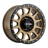 Method MR305 NV 20x10 -18mm Offset 8x180 130.81mm CB Method Bronze/Black Street Loc Wheel - MR30521088918N