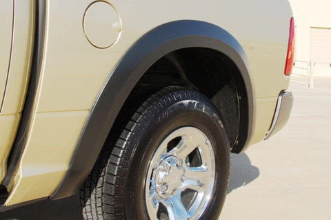 Lund 09-17 Dodge Ram 1500 SX-Sport Style Textured Elite Series Fender Flares - Black (2 Pc.) - SX204TB