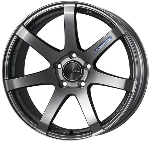 Enkei PF07 19x8 5x112 45mm Offset 75mm Bore Dark Silver Wheel *Special Order/No Cancel* - 490-980-4445DS