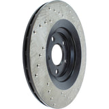 StopTech 07-10 Audi S6 Drilled Right Rear CRYO Rotor - 128.33117CR