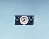 Firestone Air Adjustable Leveling Pneumatic Control Panel w/Dual Gauge 0-150psi - White (WR17602241) - 2241