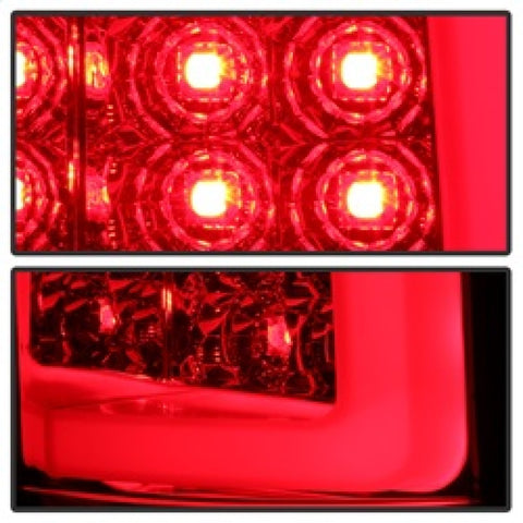 Spyder 07-13 Silverado (Will Not Work w/2010 921 Bulb) V3 Tail Lights Rd/Clr ALT-YD-CS07V3-LBLED-RC - 5084101
