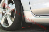 Rally Armor 04-09 Mazda3/Speed3 Black UR Mud Flap w/ Red Logo - MF9-UR-BLK/RD