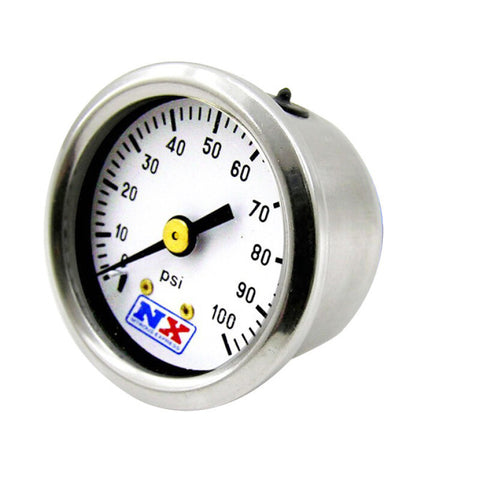 Nitrous Express Fuel Pressure Gauge (0-100 PSI) - 15512G