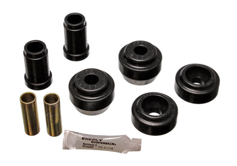 Energy Suspension 81-90 Dodge/Chrysler/Plymount Black Front Lower and Upper Control Arm Bushing Set - 5.3107G
