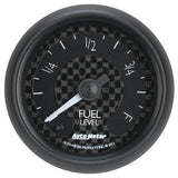 Autometer GT Series 52mm Full Sweep Electronic 0-280 ohm Fuel Level Programmable Empty-Full Range - 8010