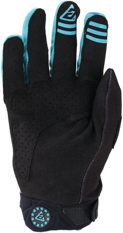 Answer 25 Peak Flo Gloves Black/Blue/White Youth - Large - 442884
