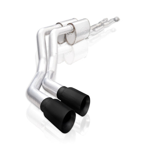 Stainless Works 2014+ Toyota Tundra 5.7L Legend Series Cat-Back Exhaust w/Black Tips - TOYT14CBL-B