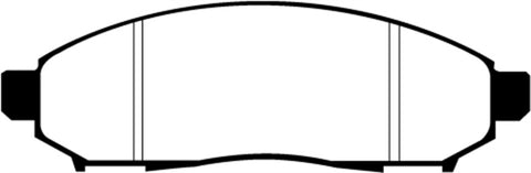 EBC 11+ Nissan Leaf Electric Greenstuff Front Brake Pads - DP21747
