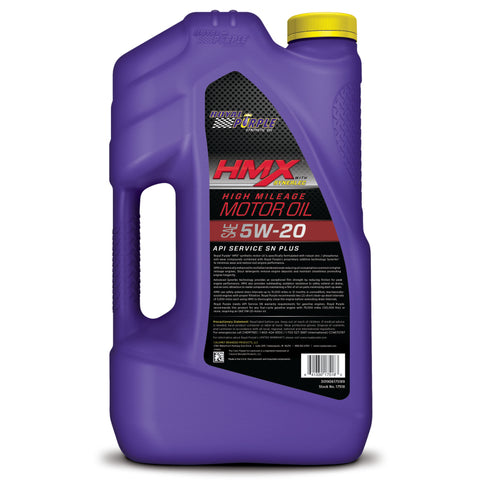 Royal Purple HMX Premium Synthetic High Mileage 5W20 Motor Oil - 5 Quart - 37518
