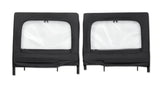 Bestop 20-26 Jeep Gladiator / 18-26 Wrangler JL 4-Door Element Upper Doors (Rear Black Diamond) - 51743-35