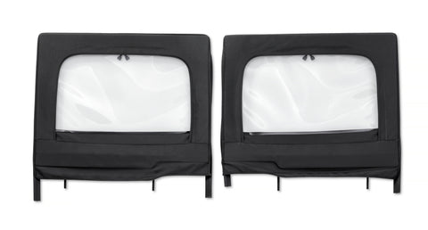 Bestop 20-26 Jeep Gladiator / 18-26 Wrangler JL 4-Door Element Upper Doors (Rear Black Diamond) - 51743-35