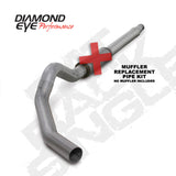 Diamond Eye KIT 5in CB MFLR RPLCMENT PIPE SGL AL: 03-07 FORD 6.0L F250/F350 - K5344A-RP