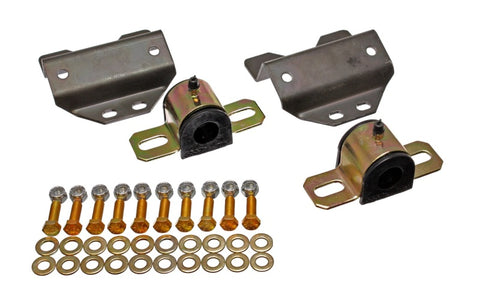Energy Suspension 67-72 Dodge Dart / 65-69 Charger Black 7/8in Greaseable Bushing Adapter Kit - 5.5134G