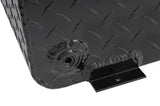 Deezee Universal Tanks - Wedge Rectangle Black Tread Aluminum - DZ 92556B