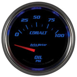 Autometer Cobalt 66.7mm 0-100 PSI Oil Pressure Gauge - 7927