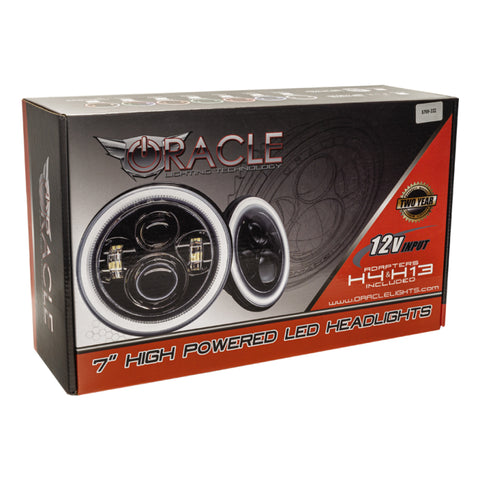 Oracle Jeep Wrangler JL/JT 7in. High Powered LED Headlights (Pair) - w/o Controller - 5769J-334