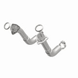MagnaFlow 66-72 Chevy C10 Pickup V8 2-Piece Front Exhuast Pipe Kit (2in Tubing/Clamps/Inlet Flanges) - 15380