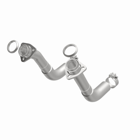 MagnaFlow 66-72 Chevy C10 Pickup V8 2-Piece Front Exhuast Pipe Kit (2in Tubing/Clamps/Inlet Flanges) - 15380