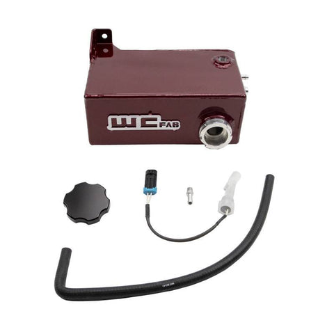 Wehrli 11-16 Chevrolet 6.6L LML Duramax OEM Placement Coolant Tank Kit - WCFab Red - WCF100647-RED