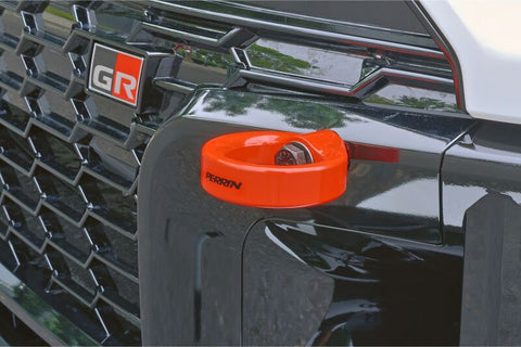PERRIN 23-26 Toyota GR Corolla Front Tow Hook - Red - PTP-BDY-231RD