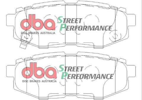 DBA 13-16 Scion FR-S / 13-15 Subaru BRZ w/ Vented Rear Disc Brakes SD610 Rear Brake Pads - DB1789SD