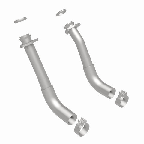 MagnaFlow 66-72 Chevy C10 Pickup V8 2-Piece Front Exhuast Pipe Kit (2in Tubing/Clamps/Inlet Flanges) - 15380