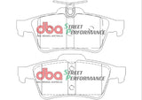 DBA 08-10 Chevrolet Cobalt (Rear Rotor) SP Performance Rear Brake Pads - DB1763SP